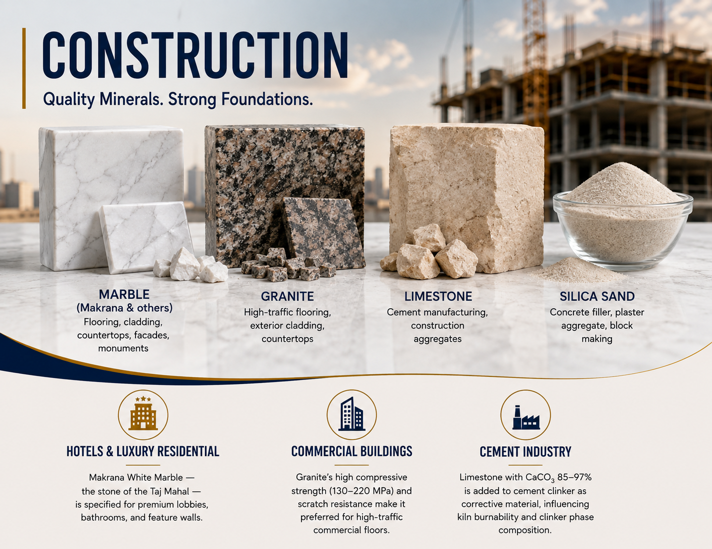 Construction marble granite limestone building materials